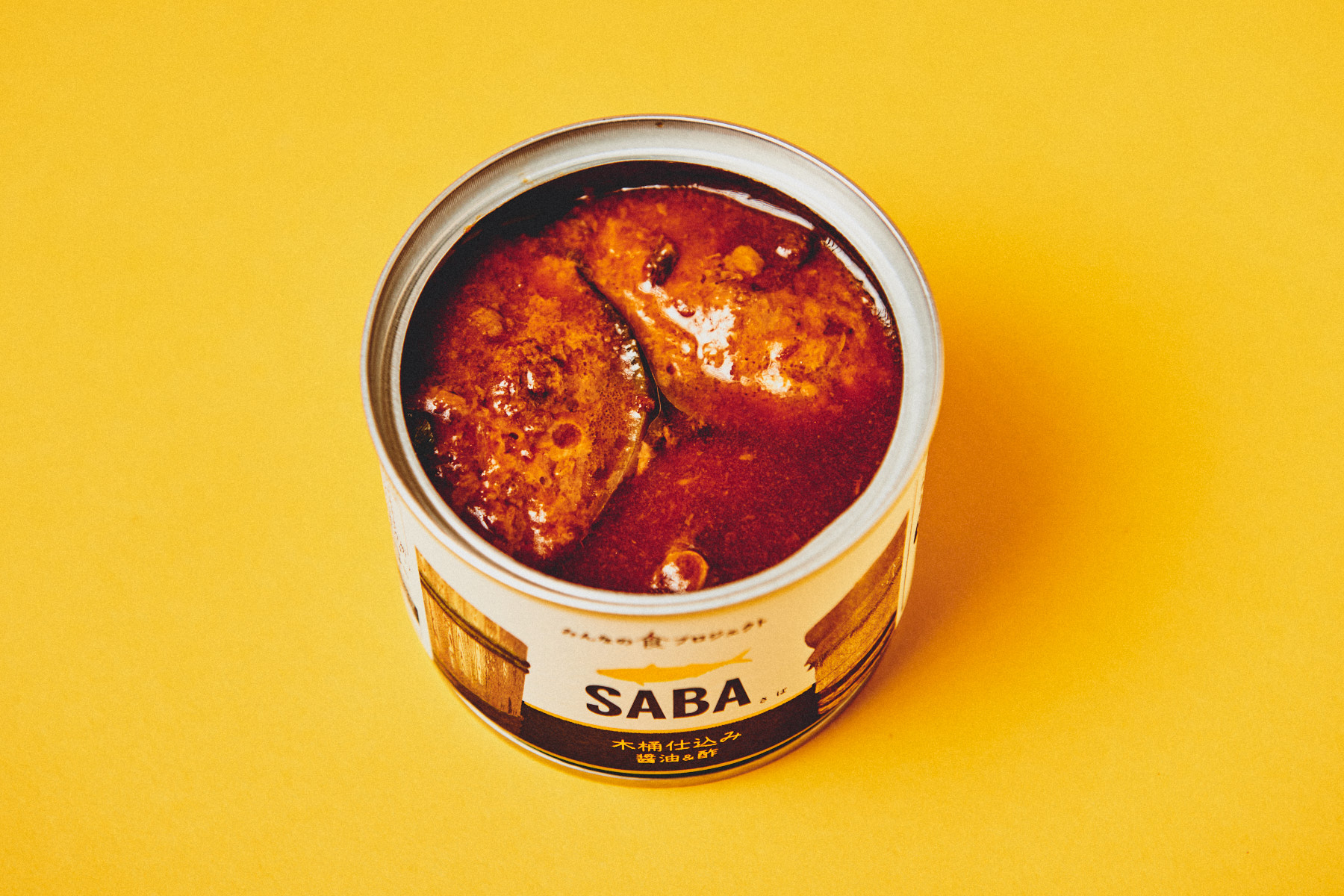 木桶醤油＆酢のSABA缶