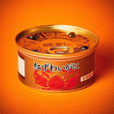 紅ずわいがに赤身脚肉缶詰 75g