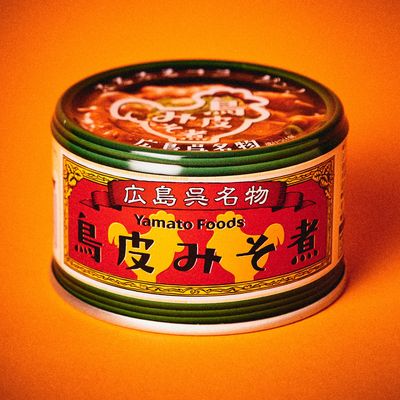 鶏皮みそ煮