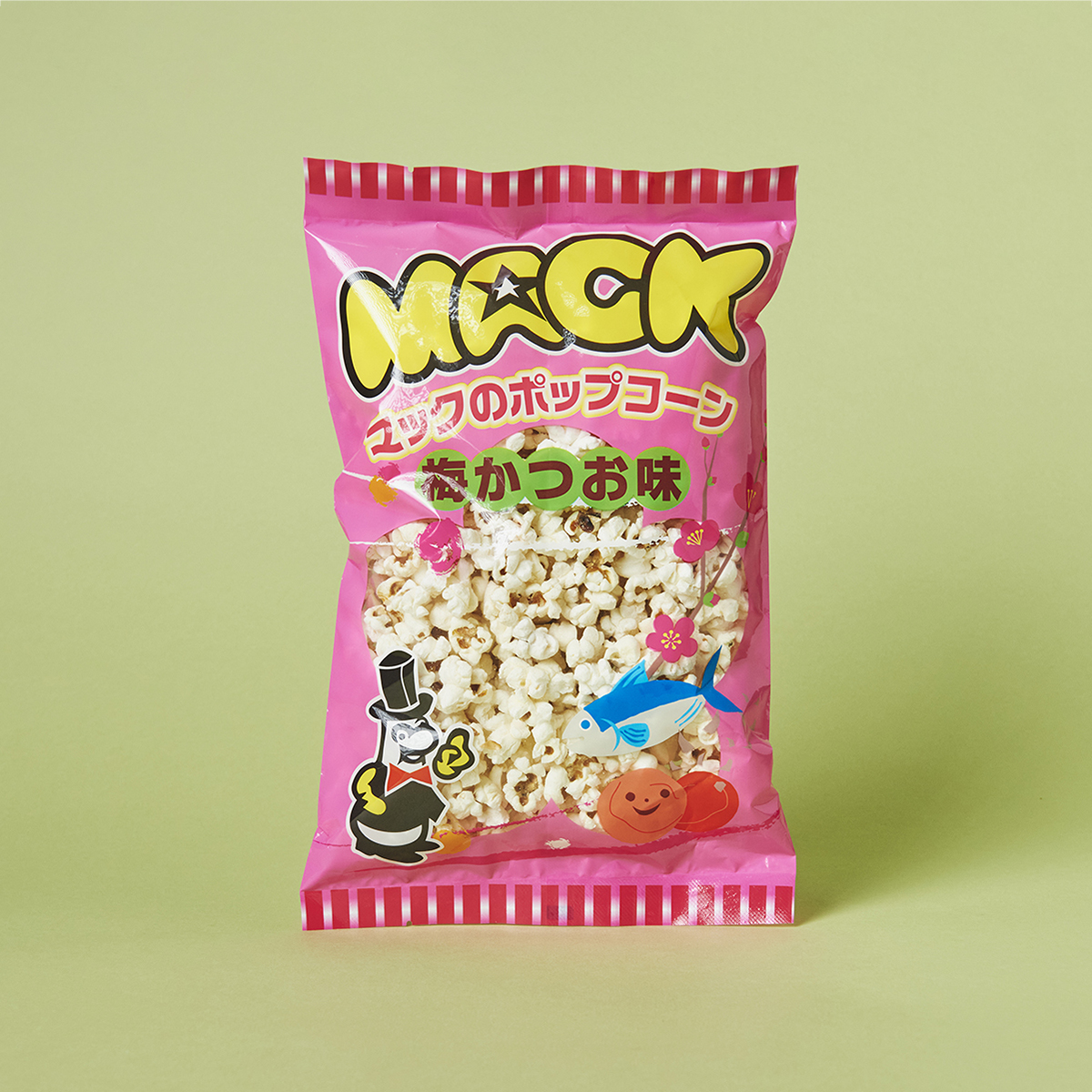 あぜち食品　マック ポップコーン 梅かつお味